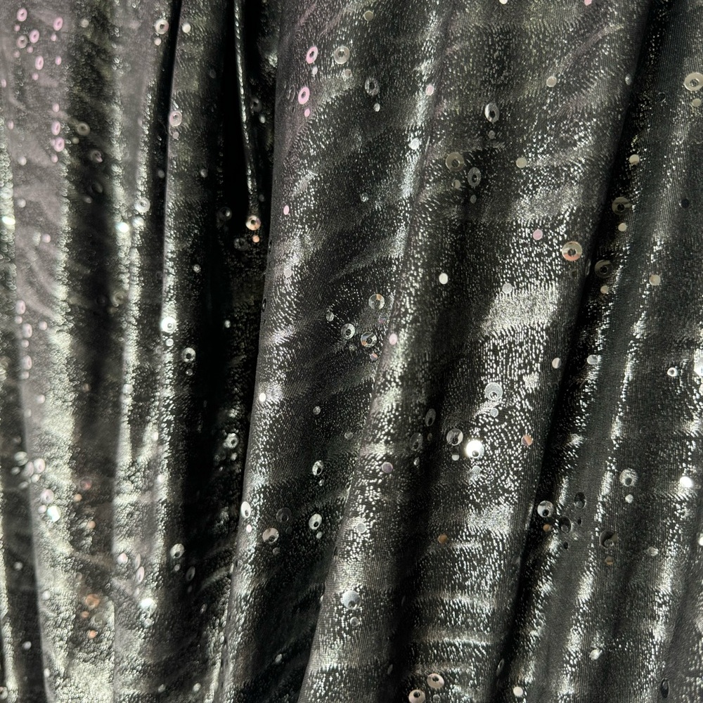 Dress sparkly sequins black grey silver sparkle glitter sexy mini dress tube y2k - Picture 9 of 10